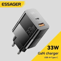 Essager USB C Charger 33W GaN Type C PD Fast Charging For iPhone 14 13 12 11 Pro…