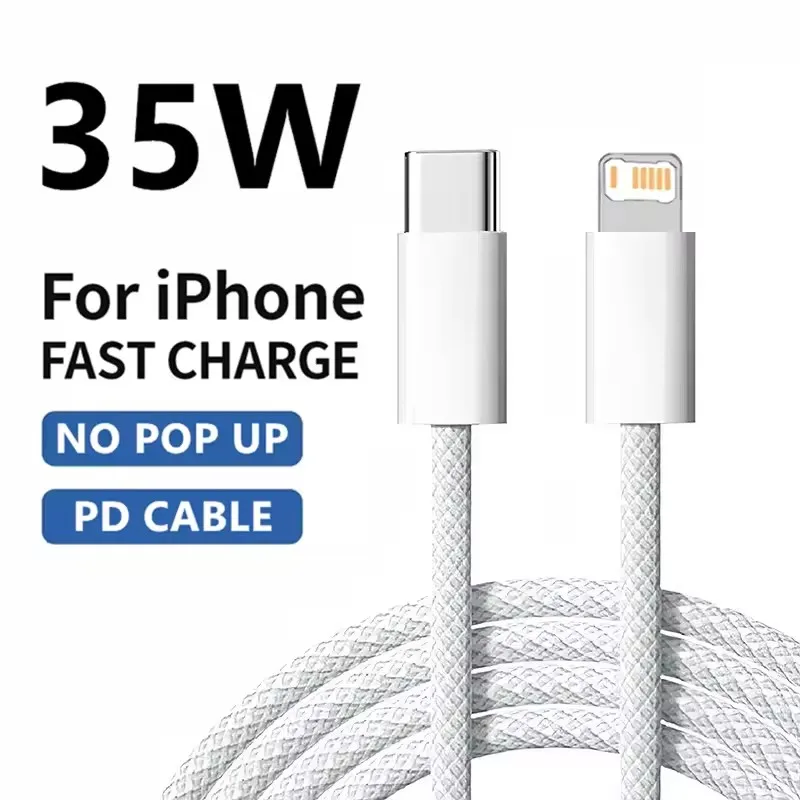 Braided USB-C PD Cable Fast Charge Data Line for iPhone 13 14 pro Max 11 12 Mini… - Image 9