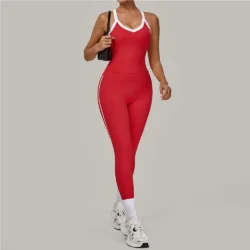 2 Pieces Yoga Set Women's Tracksuit Workout Clothes Sportswear Gym Clothing High…