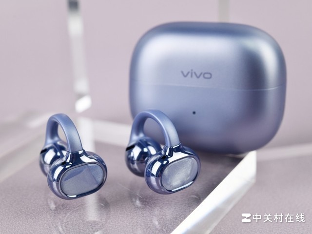 Vivo Buds Clip shown in their open-ear clip design