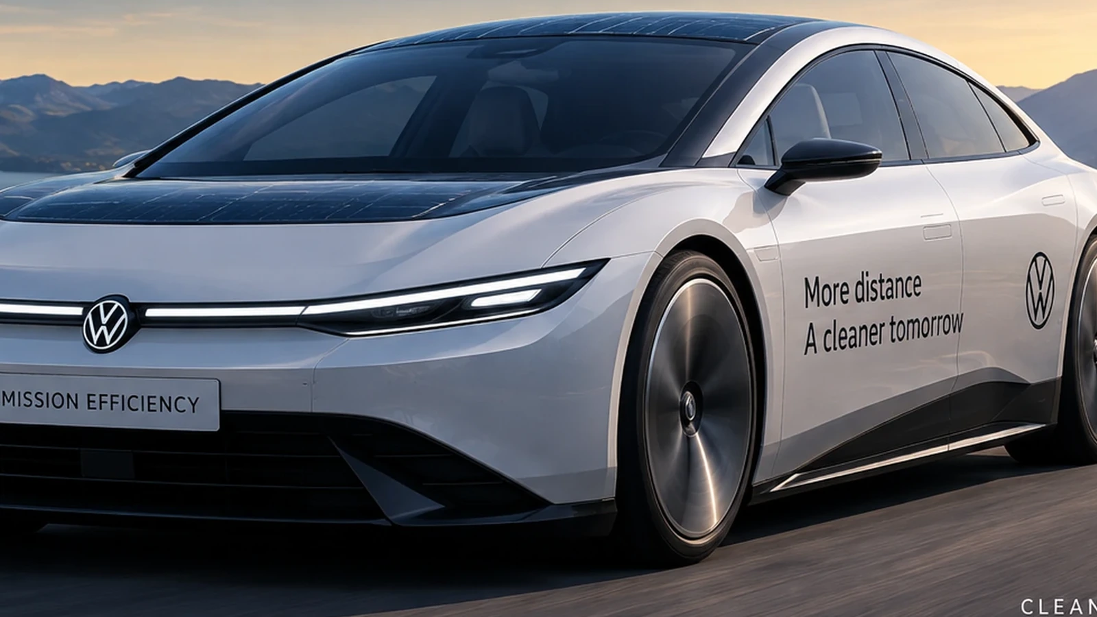 Volkswagen Mission Efficiency electric concept vehicle