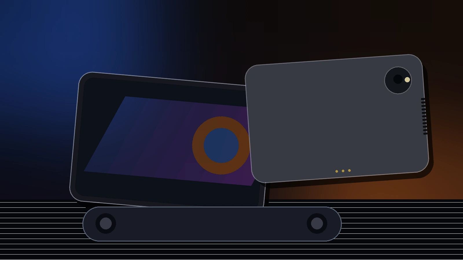 iQOO Pad Ultra compact gaming tablet shown with its official design